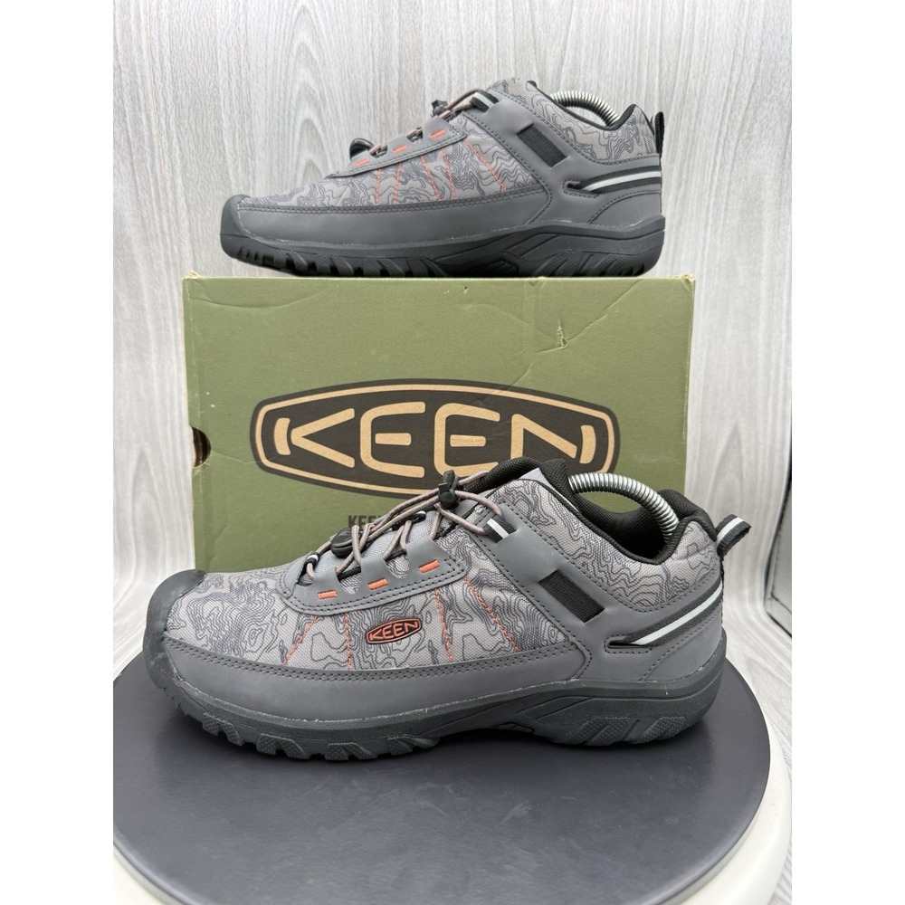 KEEN Targhee Sport Mens Size 7 Gray Leather Waterproof Outdoor Hiking Shoes NEW